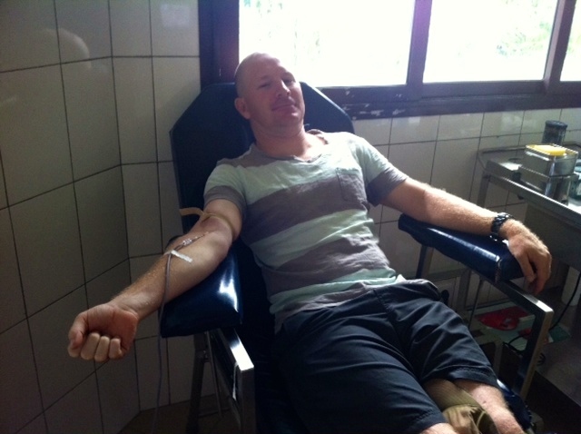 This is Madagascar– donating blood edition